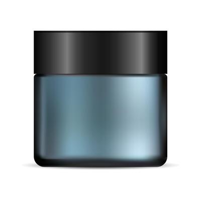 Round Shape Cosmetic Jar with Matte Surface