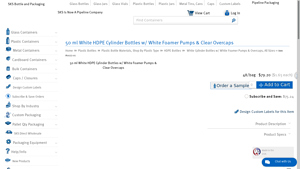 Foamer Pump Bottles with Overcap