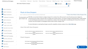 Plastic Dropper Bottles