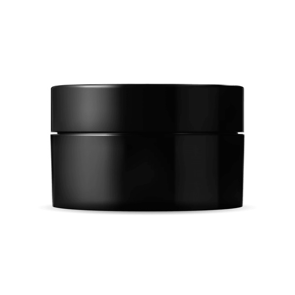 Small Black Cream Jar for Cosmetics