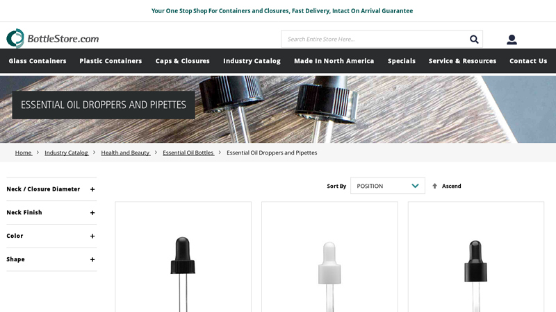 Square Glass Dropper Bottle Essential Oil Bottle With Aluminum Dropper