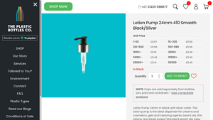 Silver Lotion Pump Bottle, PET Bottle, PCR Plastic Bottle with Pump