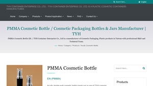 PMMA Plastic Cosmetic Lotion Bottle Container