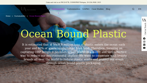 Mono-material Ocean Bound Plastic refillable Cosmetic Jar
