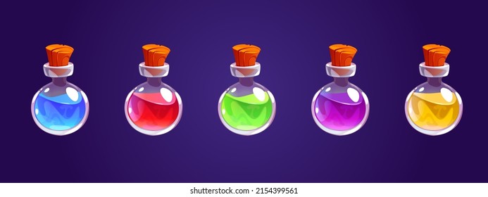 Violet Round Glass Jar