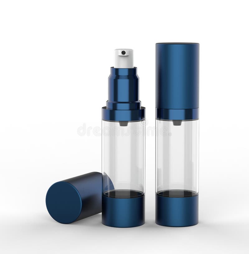 Cylinder PP Airless Pump Bottle