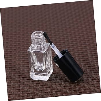 Elegant Glass Nail Polish Bottle