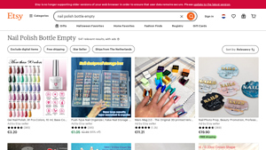 Glass Unique Empty Nail Polish Bottles