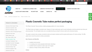 Plastic Colored Cosmetic PE Tube