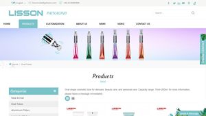 Flat Oval PE Cosmetic Tube