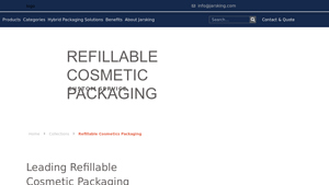 Refillable Airless Bottle With Replaceable Inner Eco Friendly Cosmetic Bottle Sustainable Cosmetic Packaging