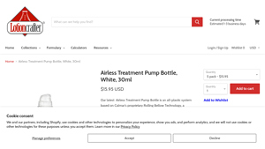 White PP Airless Cosmetic Pump Bottle Cosmetic Packaging