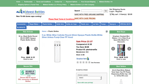 Cylinder PP Airless Pump Bottle