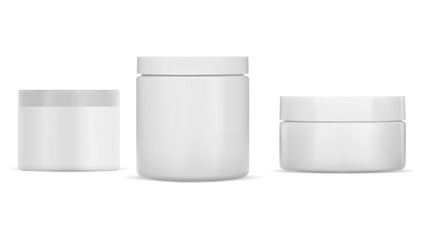 PMMA Round Transparent Jar Cosmetic Jar Empty Cosmetic Jars