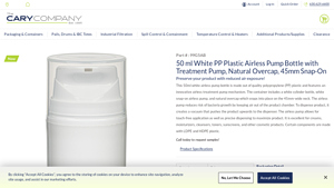 Cylinder PP Airless Pump Bottle