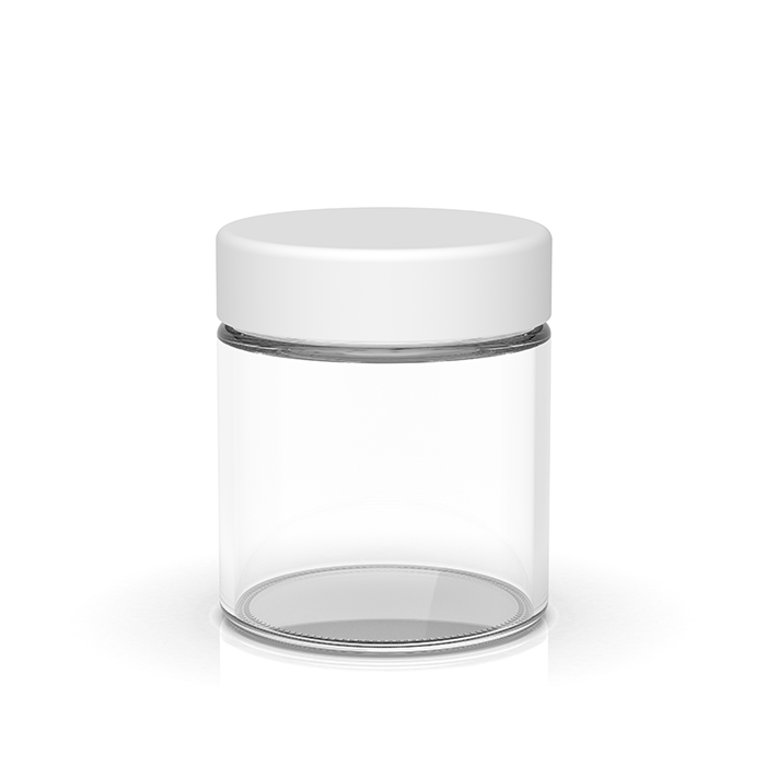 3 5 0Z glass jar with child resistant lid