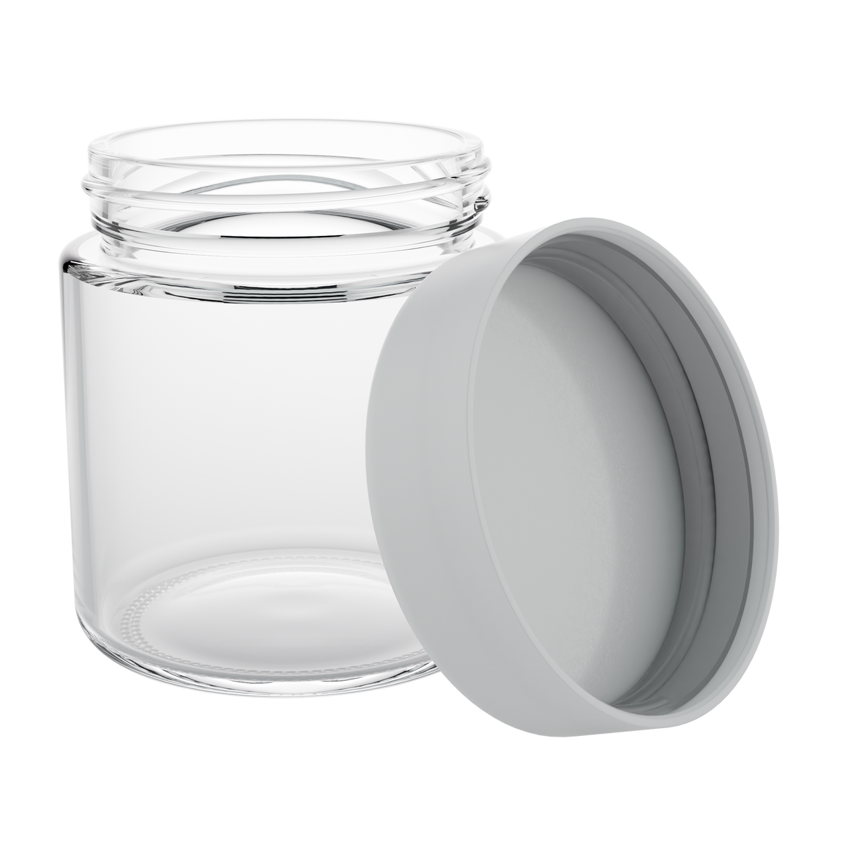 3 5 0Z glass jar with child resistant lid