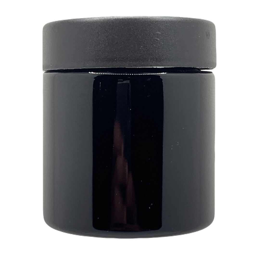 3 5 0Z glass jar with child resistant lid