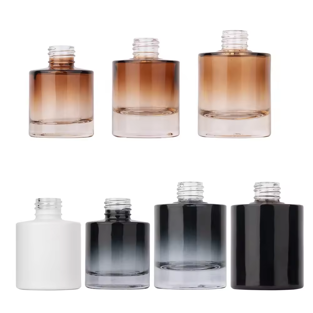 30ml glass dropper bottle thick bottom with custom finish