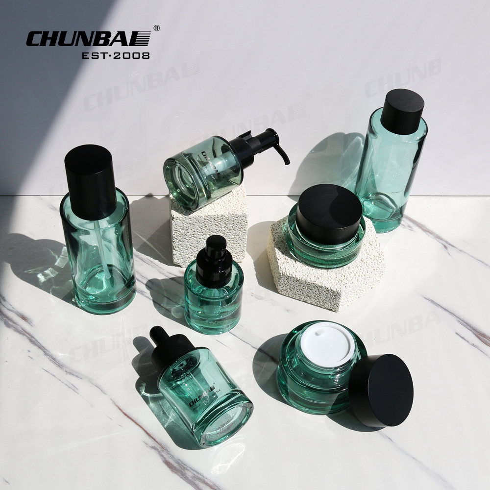 30ml glass dropper bottle thick bottom with custom finish