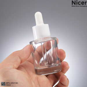 Featured image for the 30ml glass dropper bottle thick bottom with custom finish guide