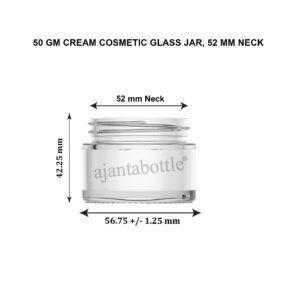 Featured image for the 50g cosmetic glass jar face cream jar guide