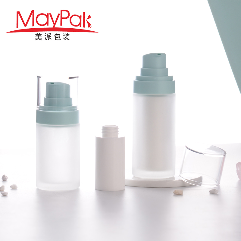 airless pump bottles 15ml 30ml 50ml plastic empty mist sprayl