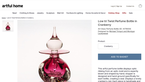 new design wine glass shape perfume bottle
