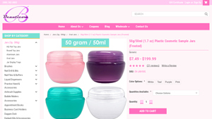 replaceable inner core cosmetic packaging jar 50g