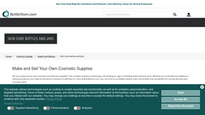 pet bottle packaging for skincare cosmetic