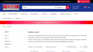 30g 50g plastic airless jars with replaceable inner corel