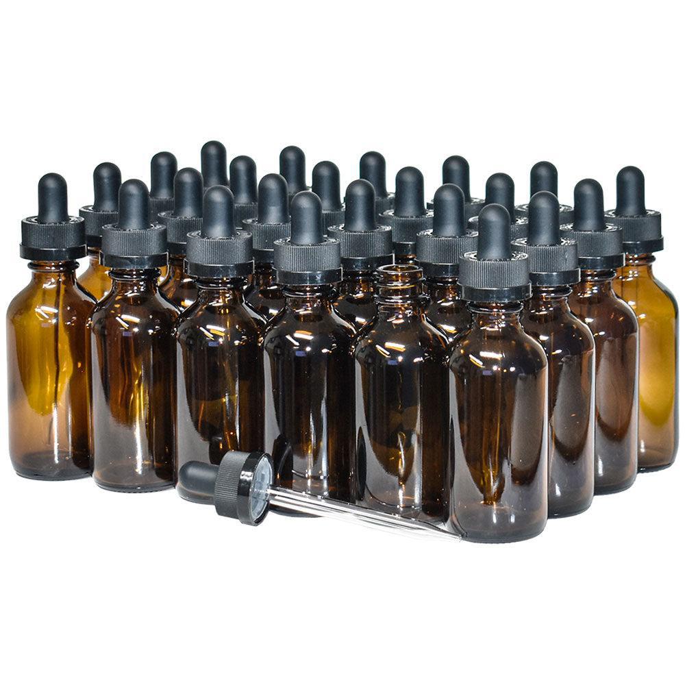 custom child resistant glass bottle with dropper