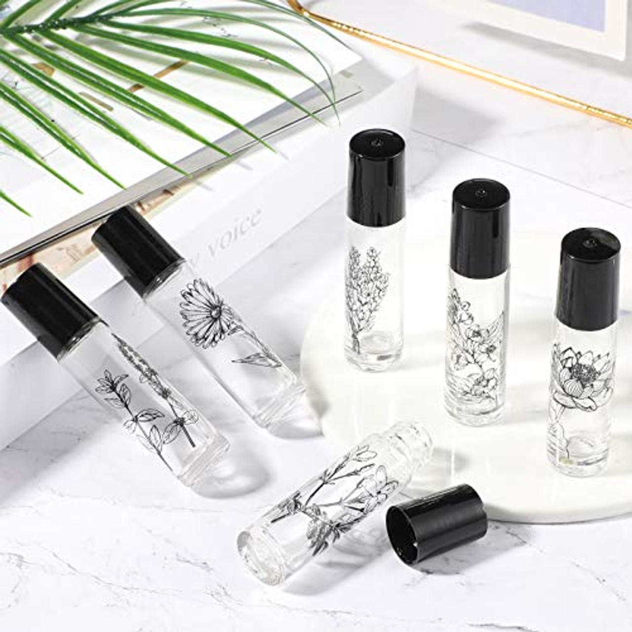 custom essential oil roll on glass bottles 5ml 10ml