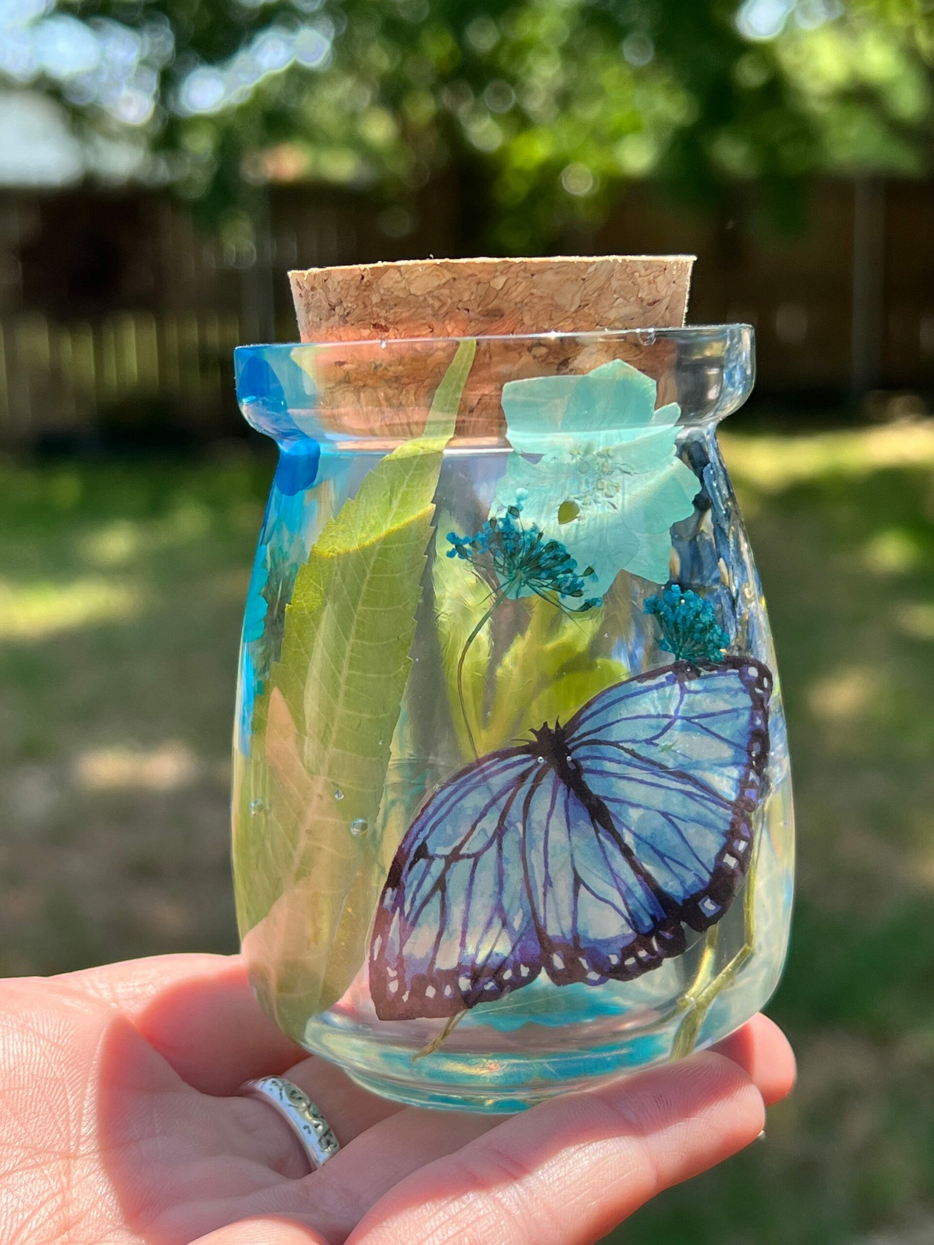 custom frosted glass stash flower jars