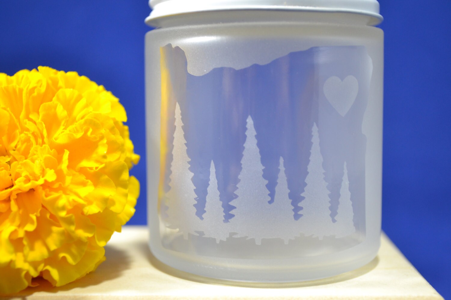 custom frosted glass stash flower jars