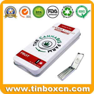 Featured image for the custom pre roll tin box with inner tray for marijuana packaging guide