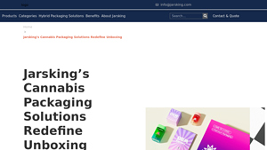 jarskings cannabis packaging solutions redefine unboxing