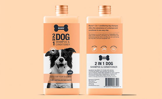 packaging solutions by jarsking for personal care pet shampoo