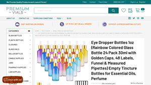 color 30ml 1oz thicken glass serum dropper bottlel