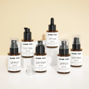 Featured image for the serum bottle with pump round empty luxuryl guide