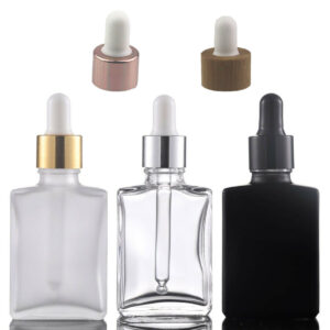 Featured image for the unique flat square essential oil dropper glass bottle guide