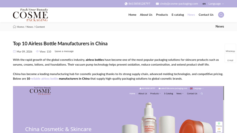 Plastic Pump Bottles