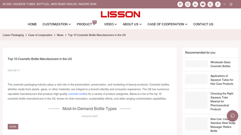 Plastic Pump Bottles