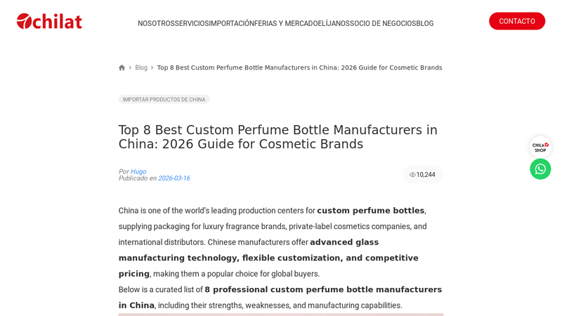 china Custom perfume bottle