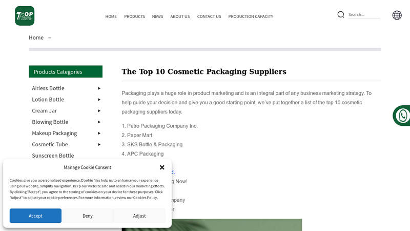 Plastic Pump Bottles