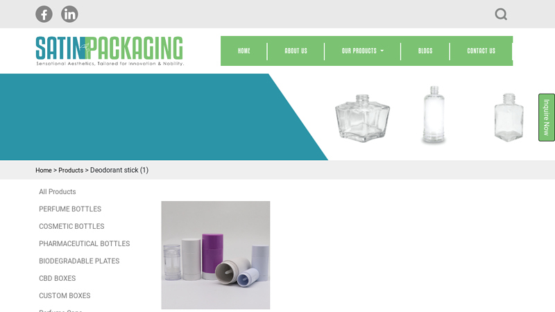 Custom Deodorant Stick Containers