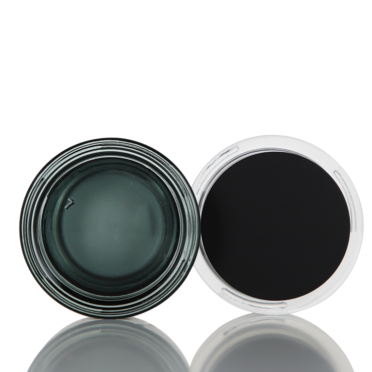 Empty Luxury Glass Cream Jars with Black Lids 30ml 50ml - الصورة 3