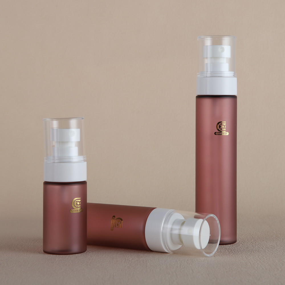 6 Sizes Frosted Empty PET Bottle Cosmetic Containers with Matte Finish for Skincare – Image 6